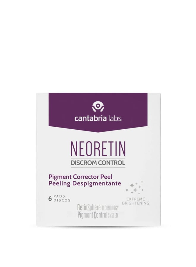 Neoretin Discrom Control Lightening Peel 6 Pads - Image 1